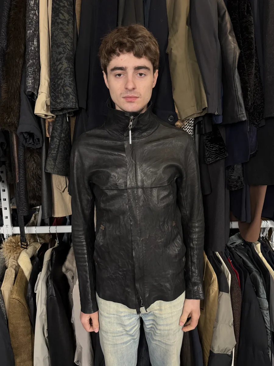 Isaac Sellam Premium Black Avant-Garde Leather Jacket - Image 3