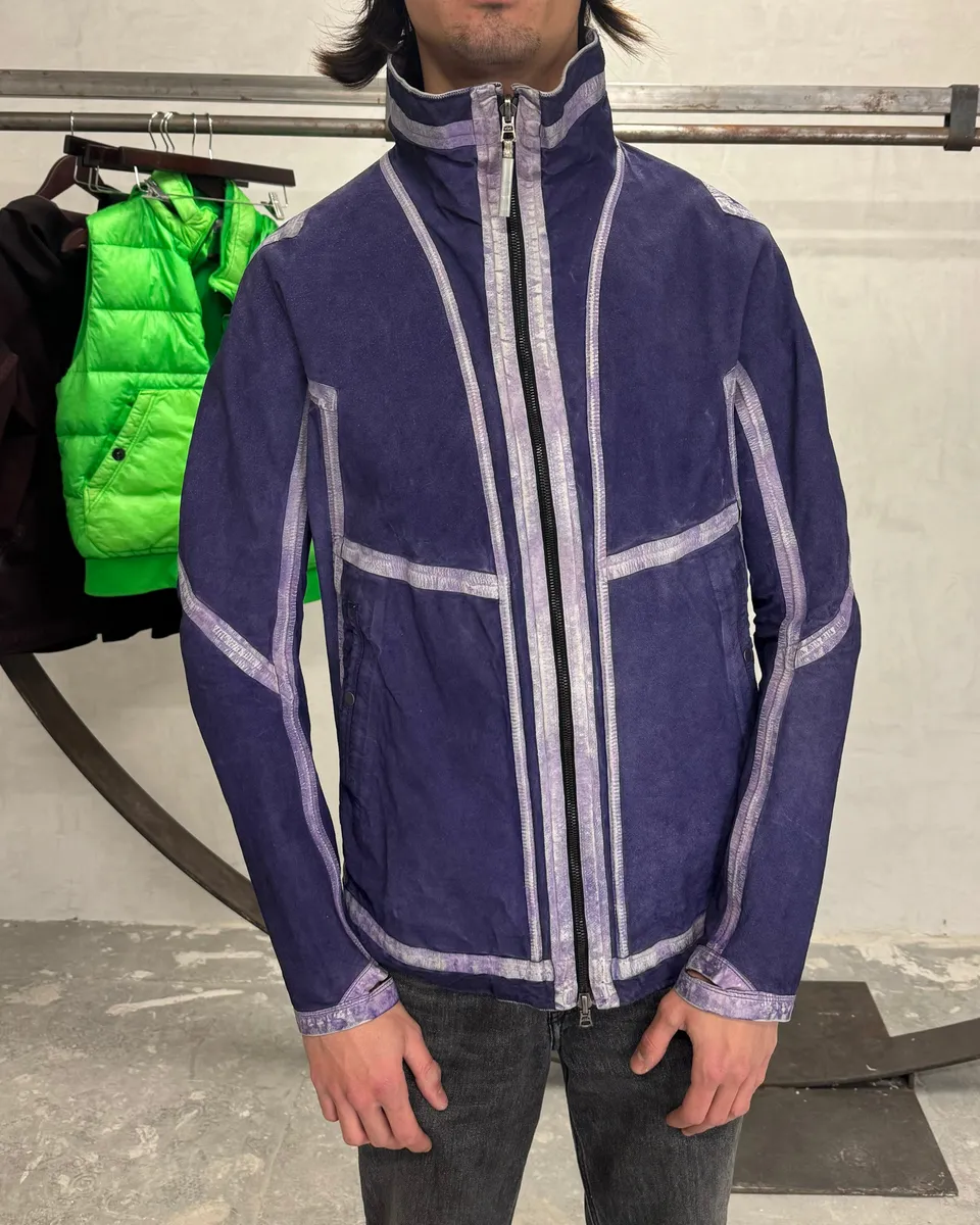 Isaac Sellam Versatil Reversible Purple Rain Avant Garde Leather Jacket - Image 4