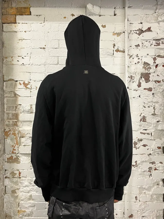 Isaac Sellam Zippyhood Molleton Plomb Zip Sweater - Image 4