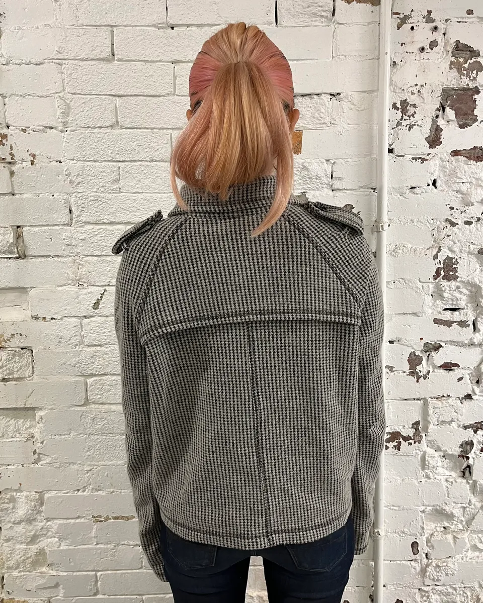 Isabel Marant Étoile Grey Wool Double-Breasted Blazer Jacket - Image 2
