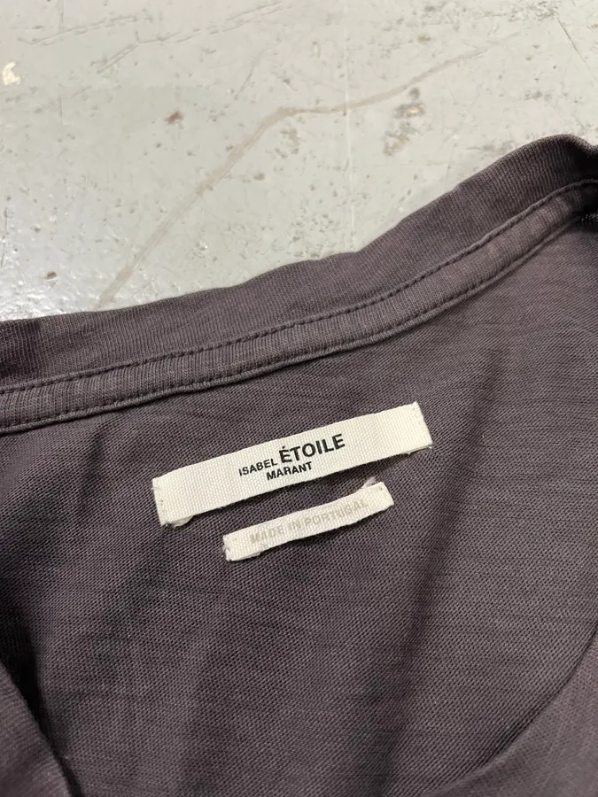 Isabel Marant Think Free Grey T-Shirt - Image 6