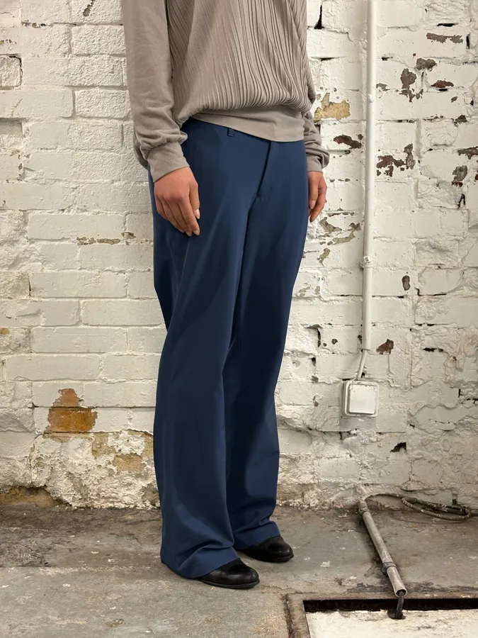 Issey Miyake Light Technical Azure Pants - Image 3