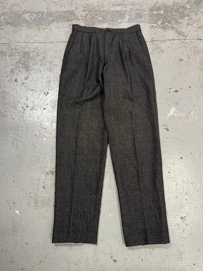 Issey Miyake Men Grey Wool Pants - Image 5