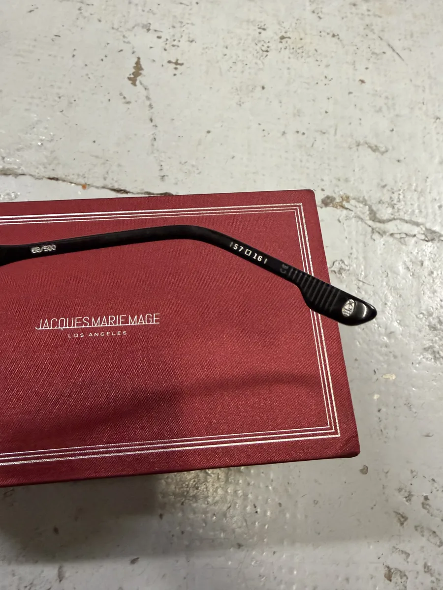 Jacques Marie Mage Black Leonard Japan Aviator Sunglasses - Image 10