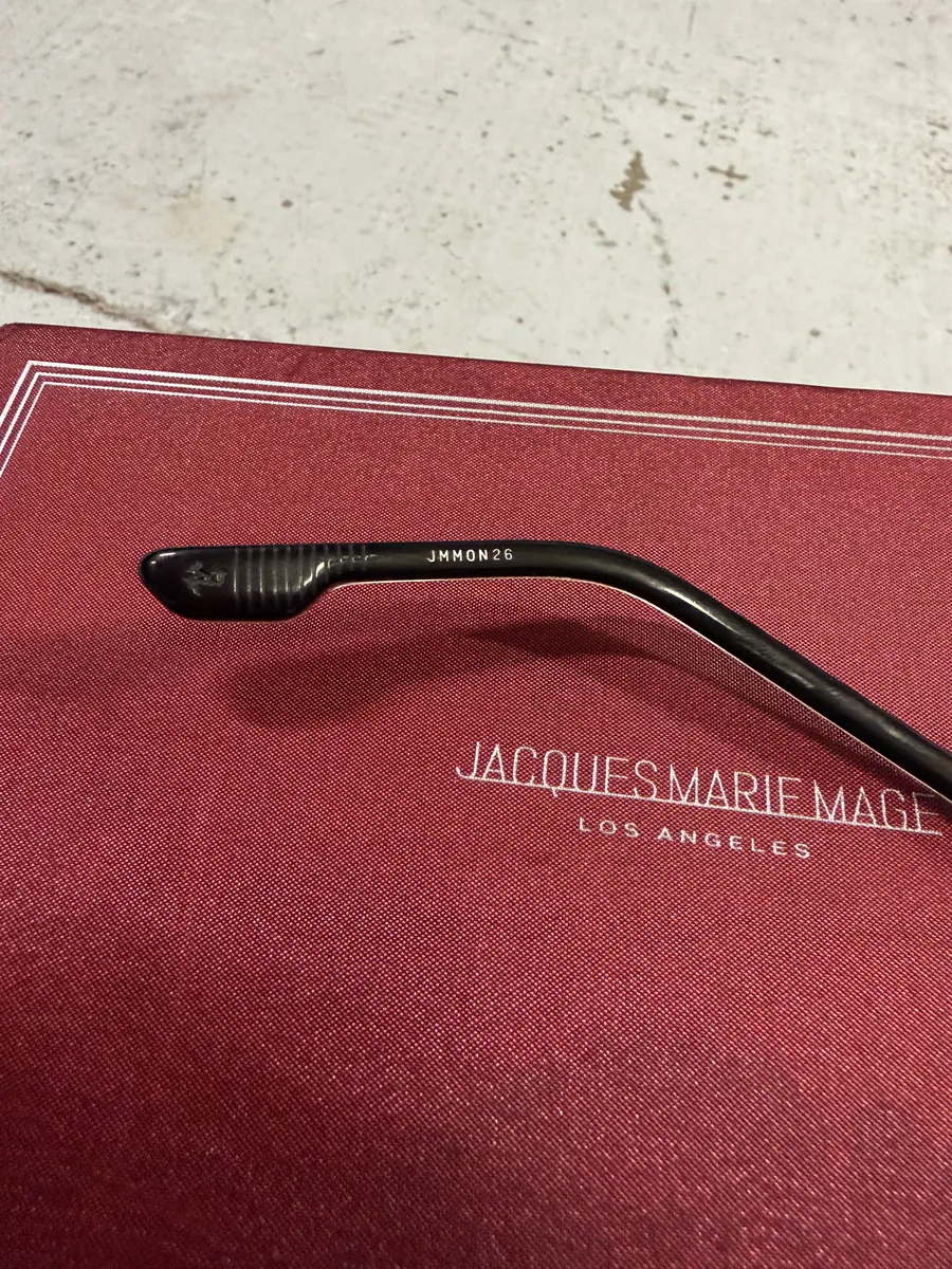 Jacques Marie Mage Black Leonard Japan Aviator Sunglasses - Image 13