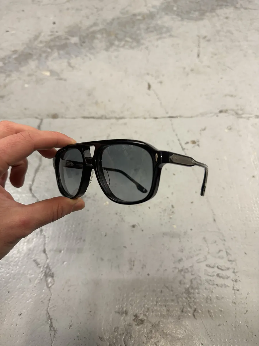 Jacques Marie Mage Black Leonard Japan Aviator Sunglasses - Image 6