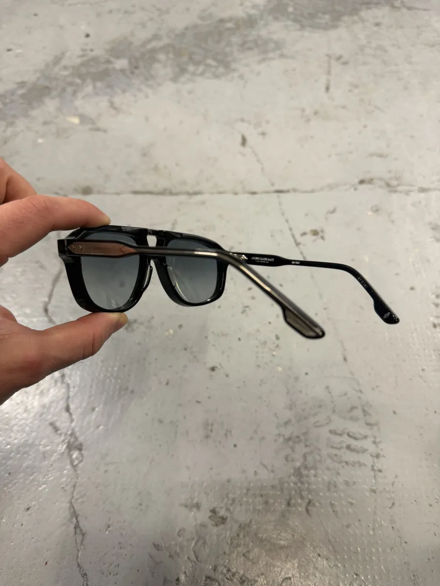 Jacques Marie Mage Black Leonard Japan Aviator Sunglasses - Image 8