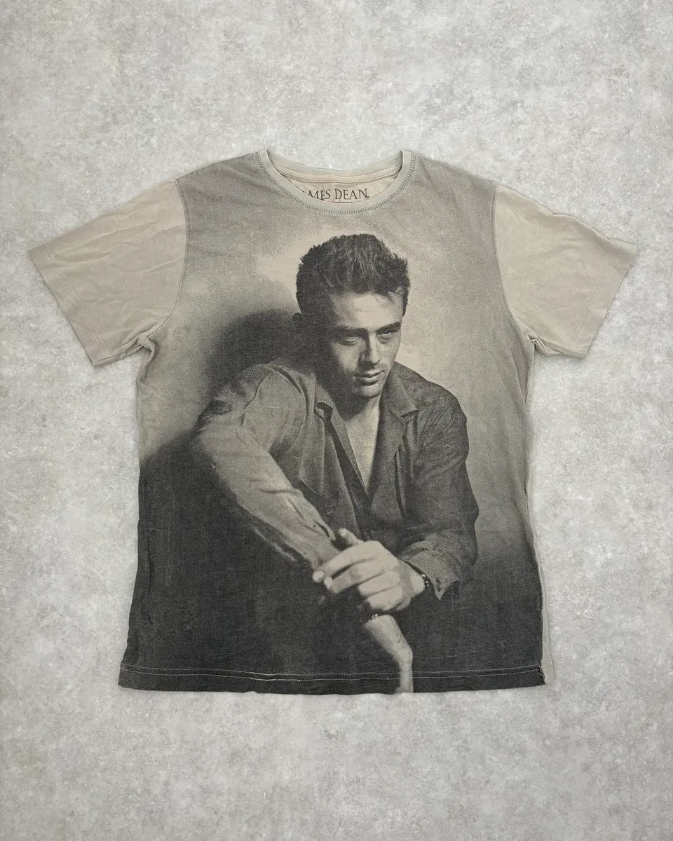 James Dean Propaganda Grey T-Shirt - Image 3