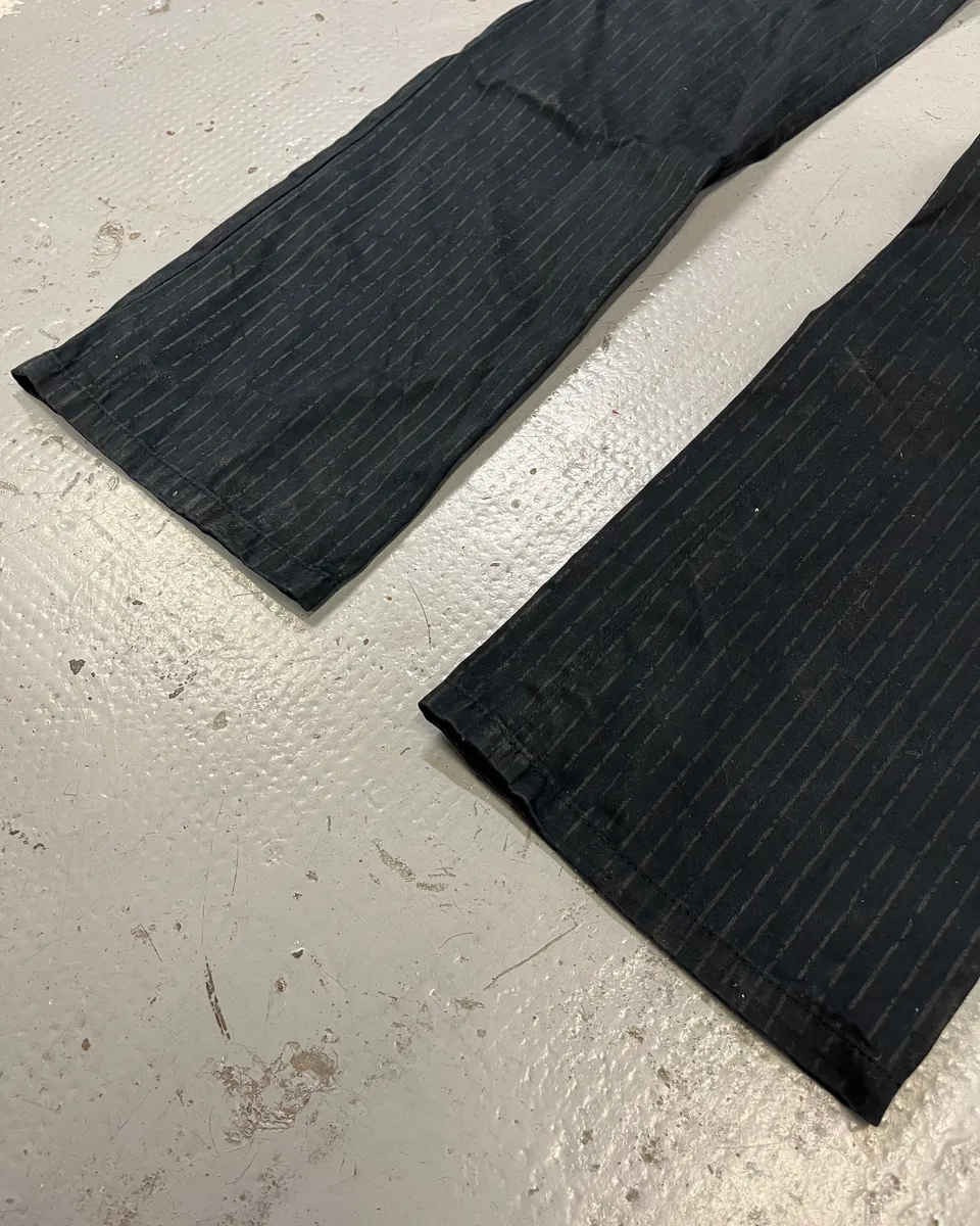 Jean Paul Gaultier Black Classy Striped Pants - Image 8
