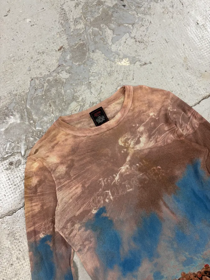 Jean Paul Gaultier God Above The War Mesh Longsleeves - Image 3