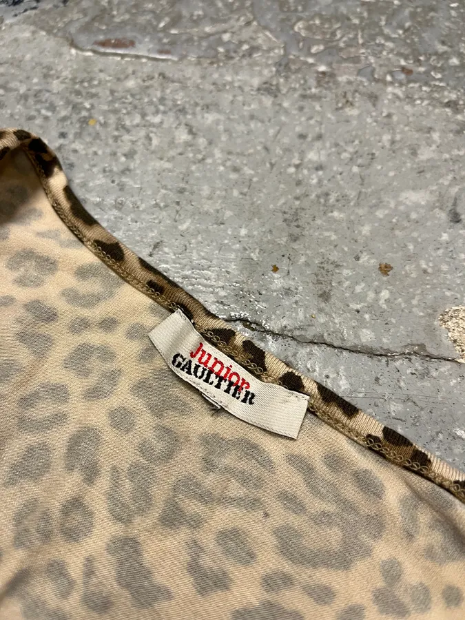 Jean Paul Gaultier Leopard Print Longsleeves - Image 6