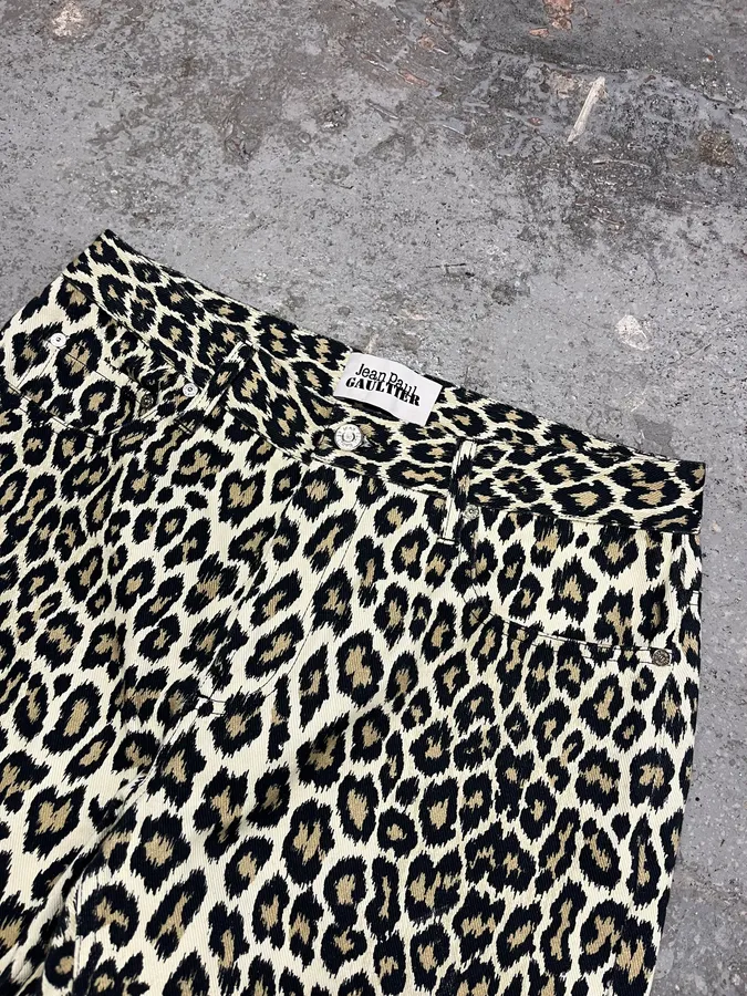 Jean Paul Gaultier Leopard Print Pants - Image 5