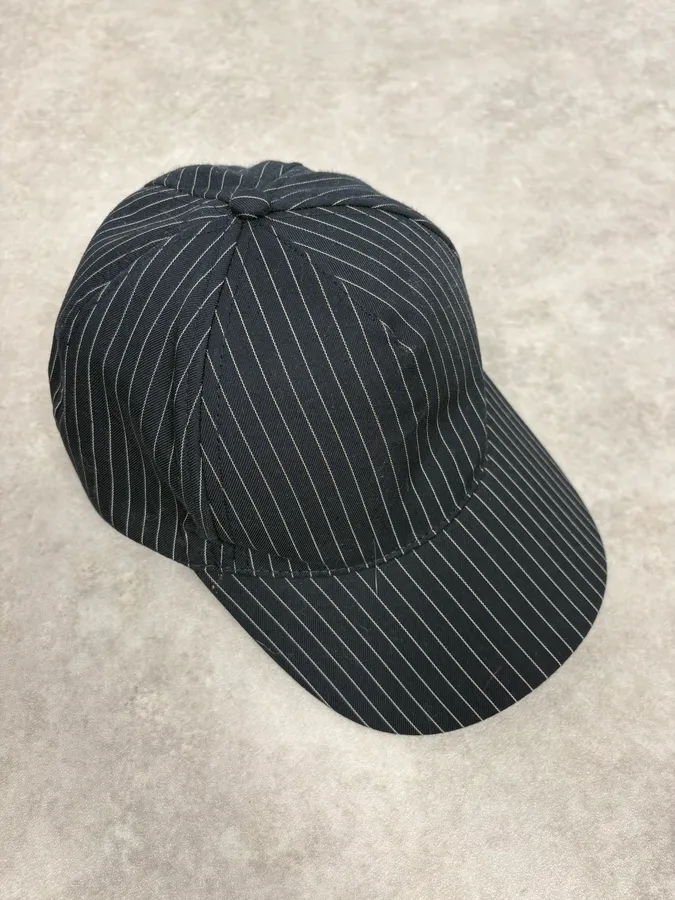 Jean Paul Gaultier Marine Navy Striped Cap