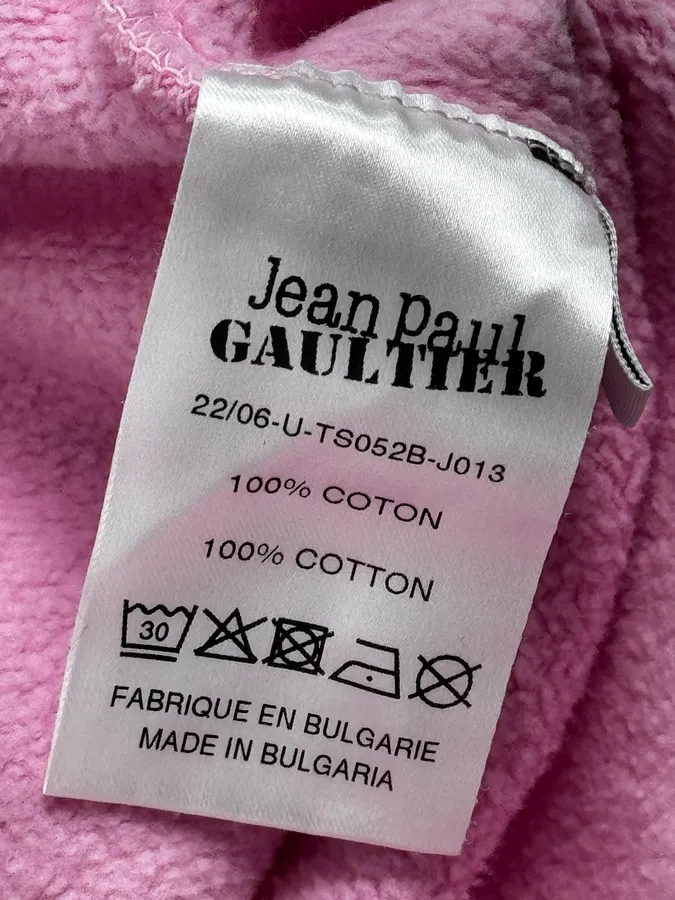 Jean Paul Gaultier Pink «Évidemment» Hoodie - Image 16
