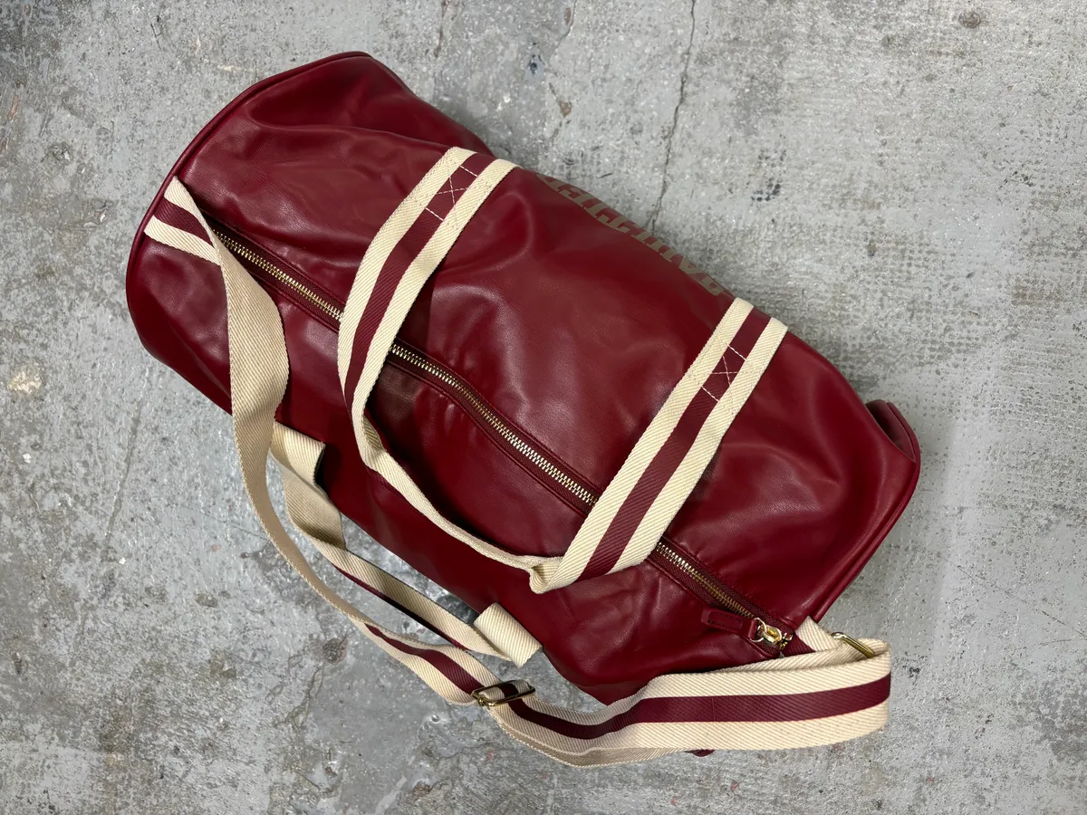 Jean Paul Gaultier Red Boxing Sport Bag - Image 4