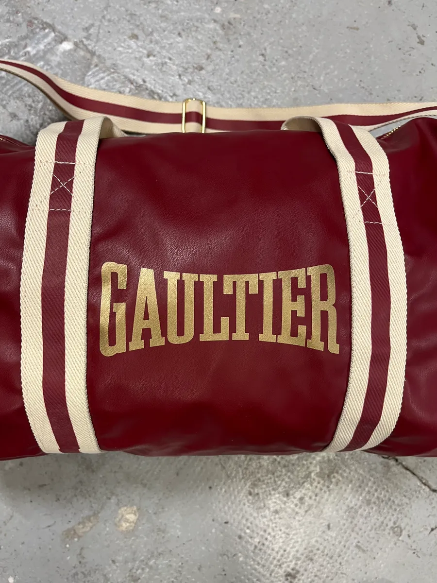 Jean Paul Gaultier Red Boxing Sport Handle Bag - Image 8