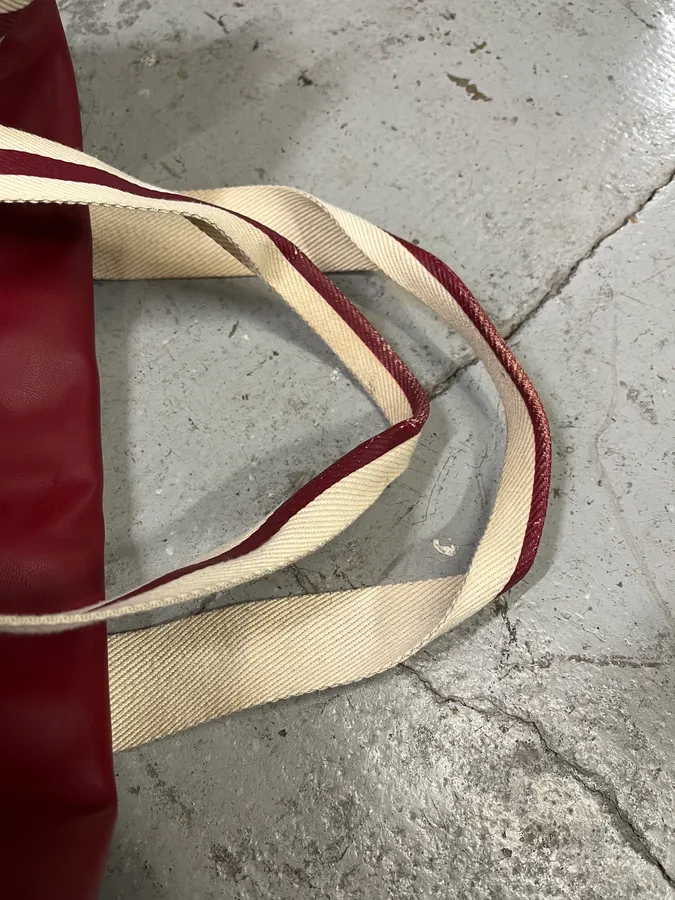 Jean Paul Gaultier Red Gym Travel Bag - Image 7