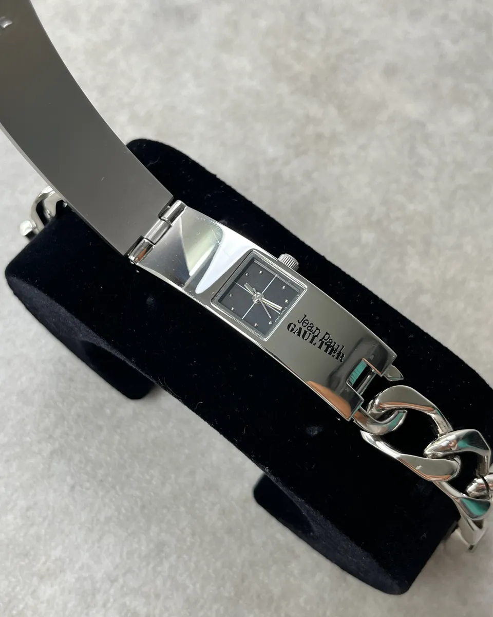 Jean Paul Gaultier Stainless Steel Trompe LOeil Bracelet Watch - Image 6