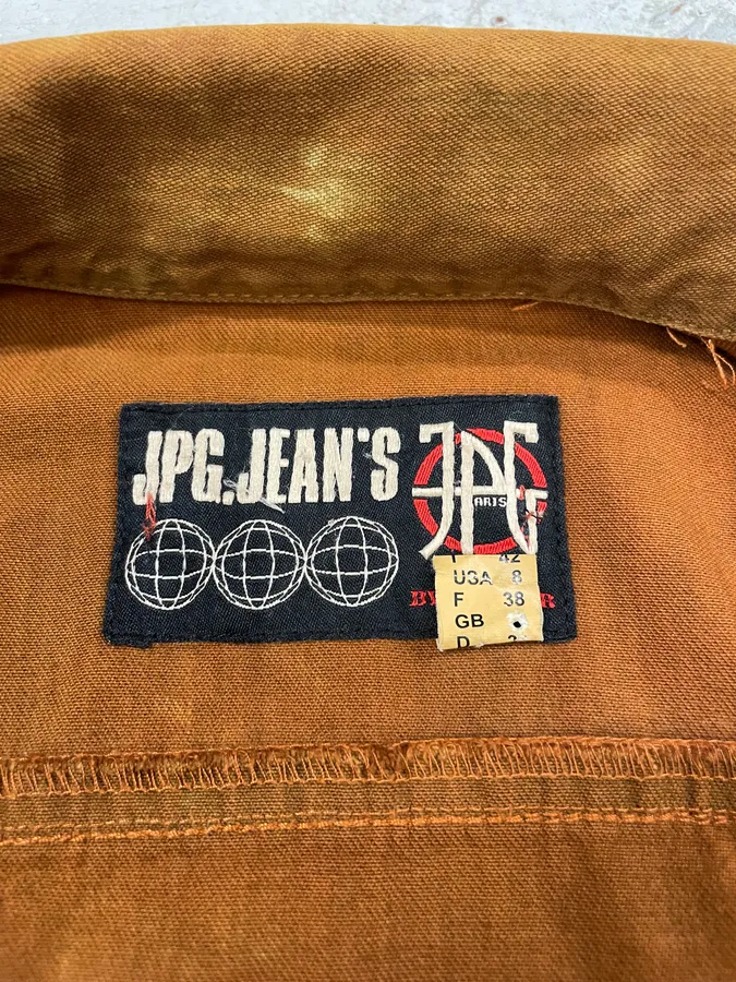 Jean Paul Gaultier vintage Tie Dye Denim Jacket - Image 9