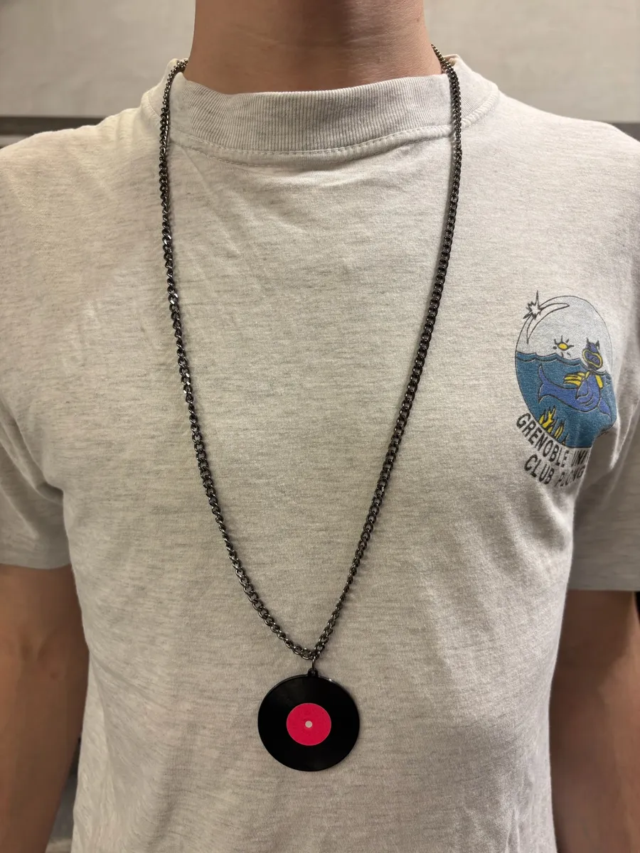 Jean Paul Gaultier Vinyl DJ Necklace - Image 3