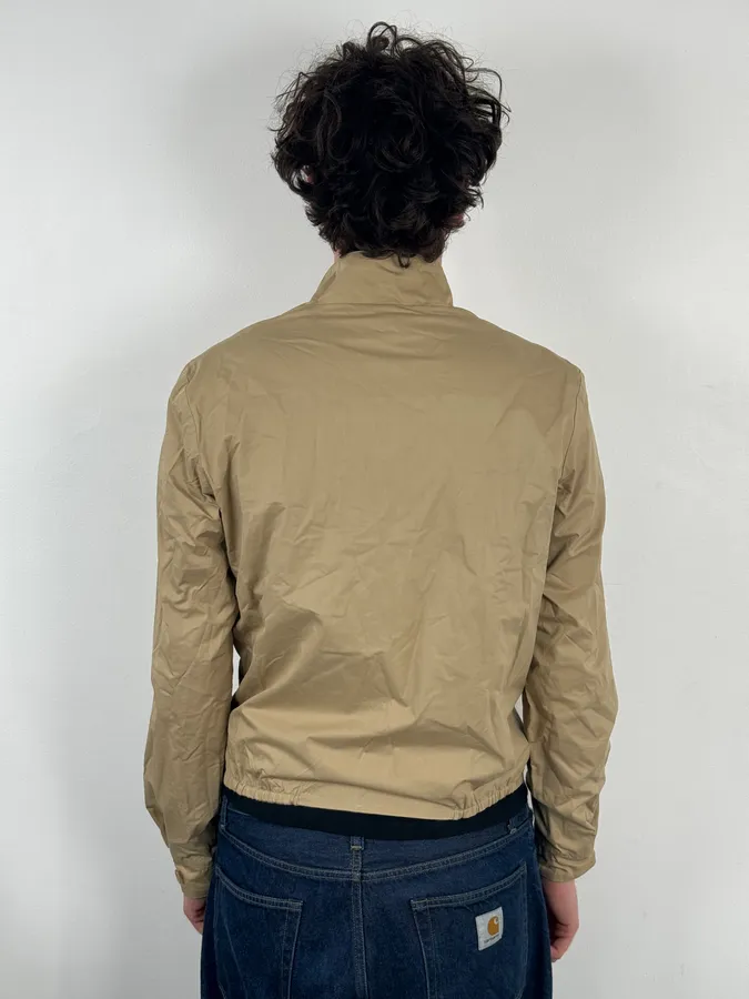 Jil Sander Beige Cotton Reversible Bomber Jacket Plaid - Image 5