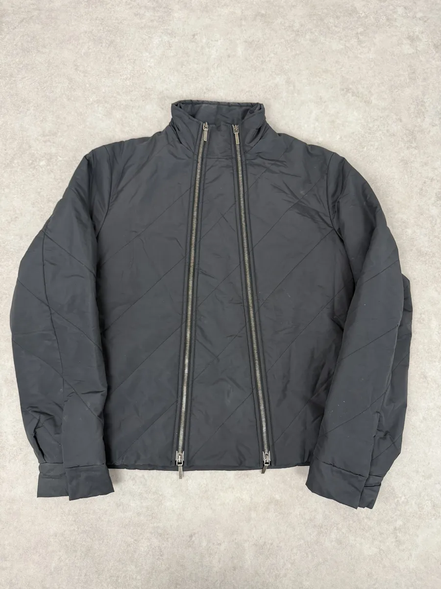 Jil Sander Black Multi Zips Avant-Garde Jacket