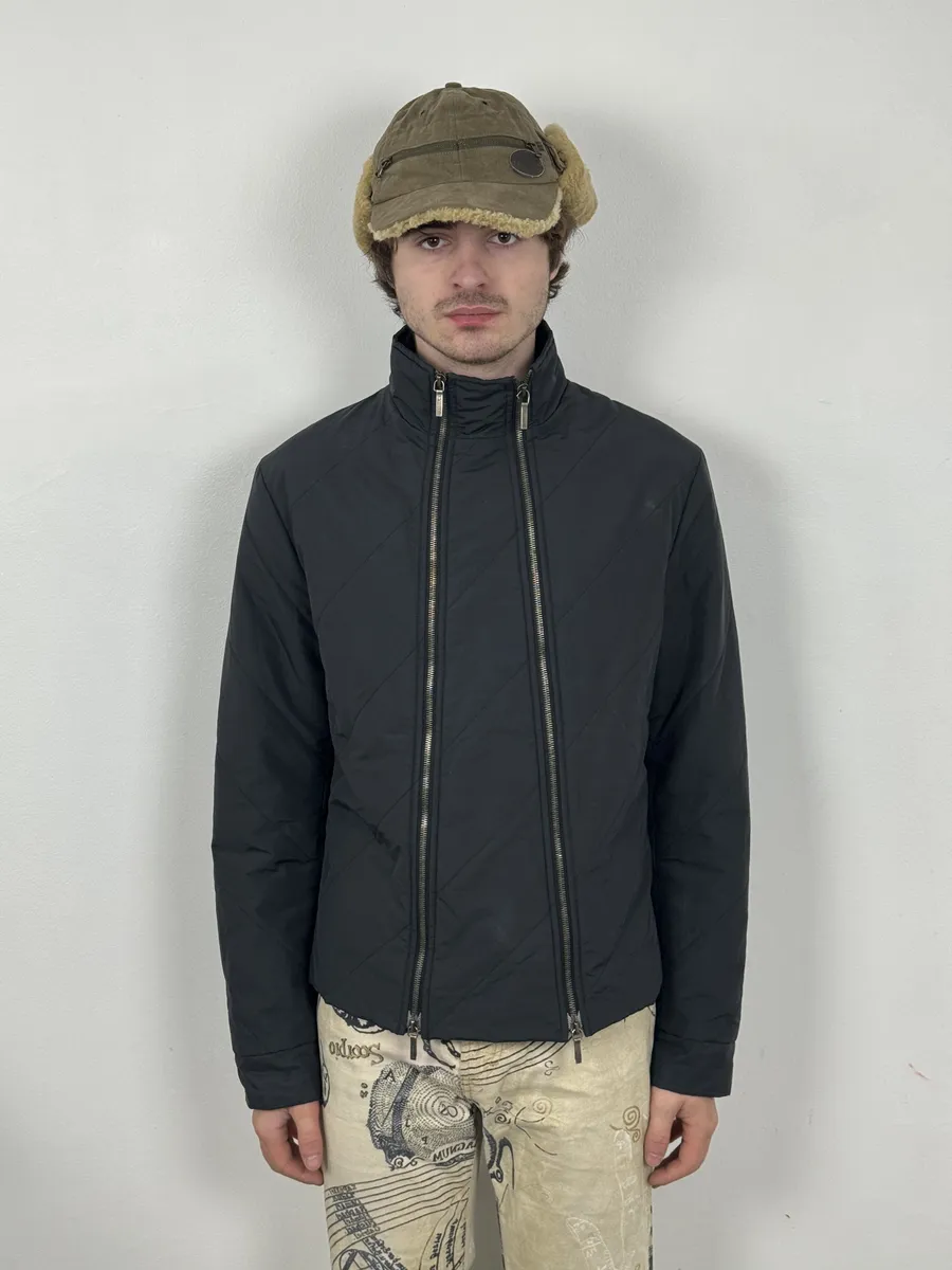 Jil Sander Black Multi Zips Avant-Garde Jacket - Image 2