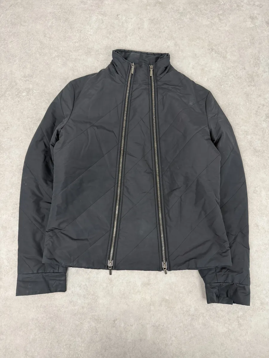 Jil Sander Black Multi Zips Avant-Garde Jacket - Image 5