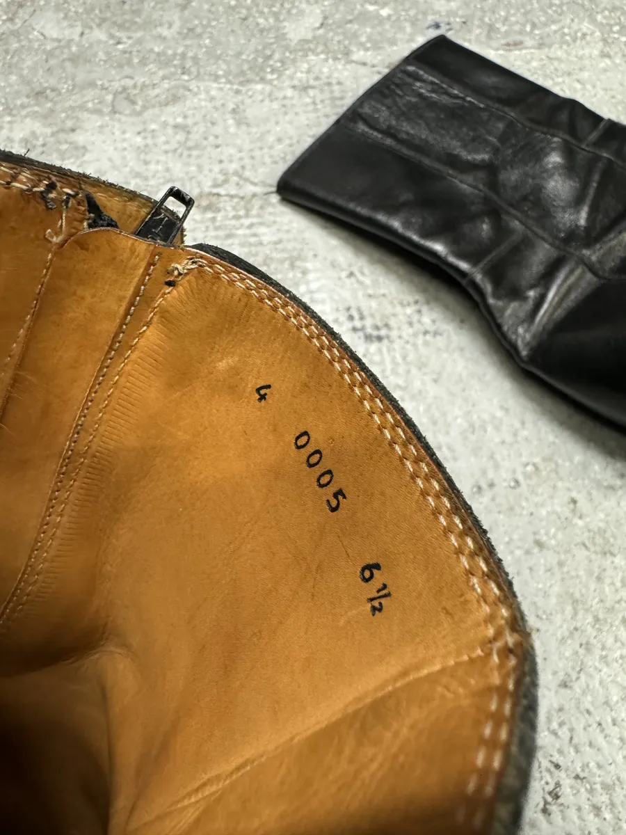 Jil Sander Black Pure Leather Premium Boots - Image 9