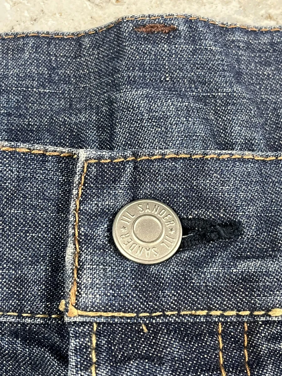 Jil Sander Blue Faded Denim Regular Jeans - Image 8