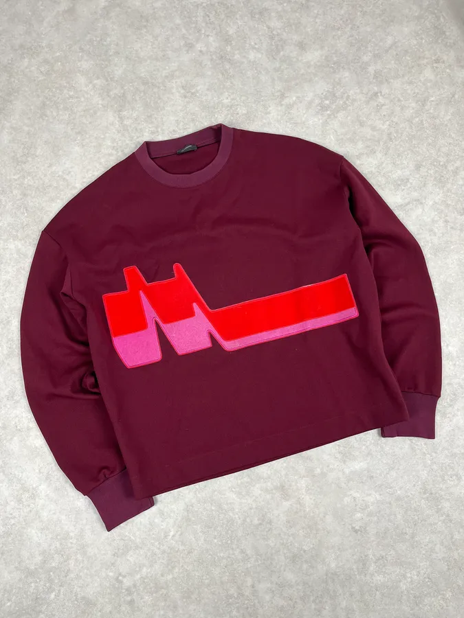 Jil Sander Bordeaux Contemporary Sweater - Image 4
