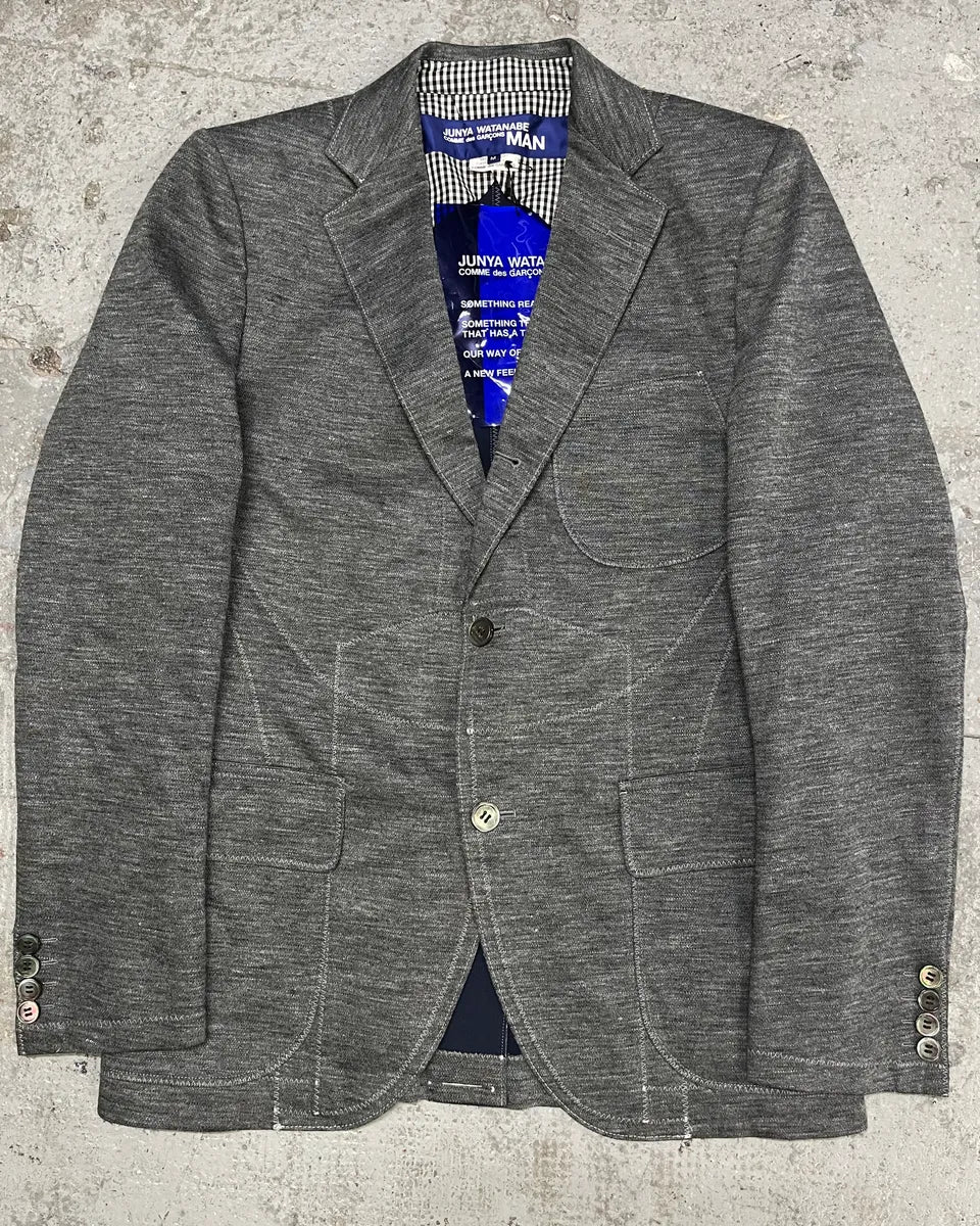 Junya Watanabe Comme des Garçons Grey Blazer Jacket