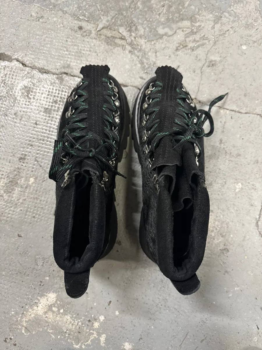 Junya Watanabe Pony Hair Black Mountain Boots - Image 10