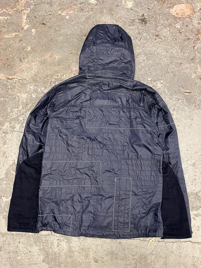 Junya Watanabe x Comme des Garçons Patchwork Hooded Reversible Jacket - Image 3