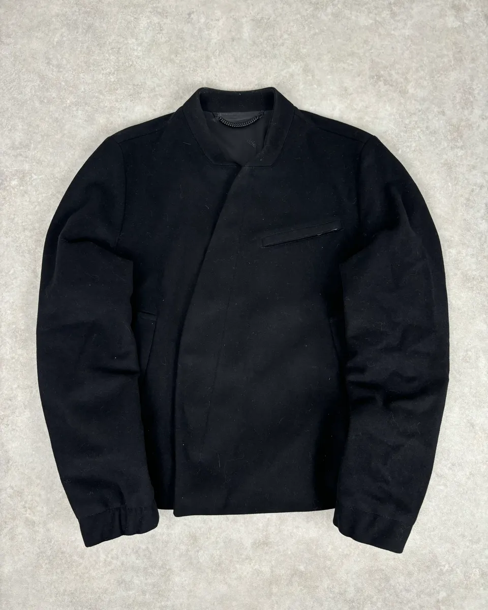 Kenzo Asymmetrical Wool Black Jacket