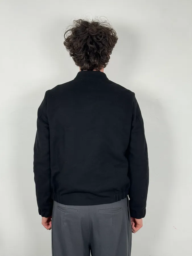 Kenzo Asymmetrical Wool Black Jacket - Image 3