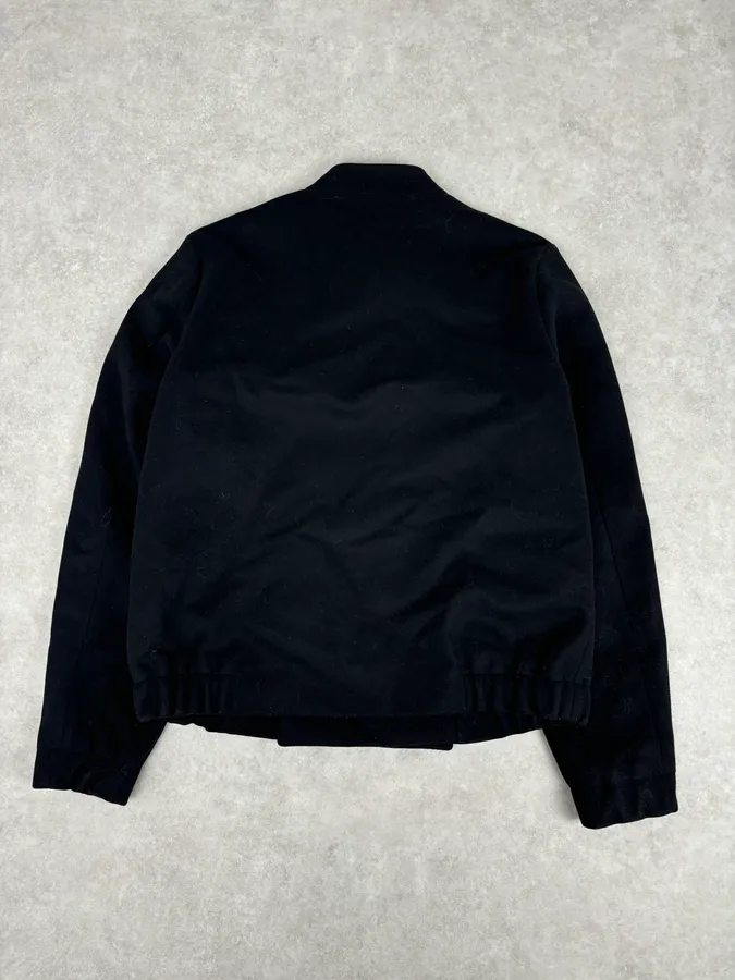 Kenzo Asymmetrical Wool Black Jacket - Image 5