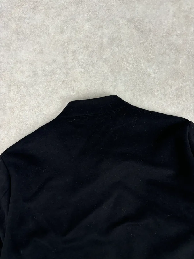 Kenzo Asymmetrical Wool Black Jacket - Image 6