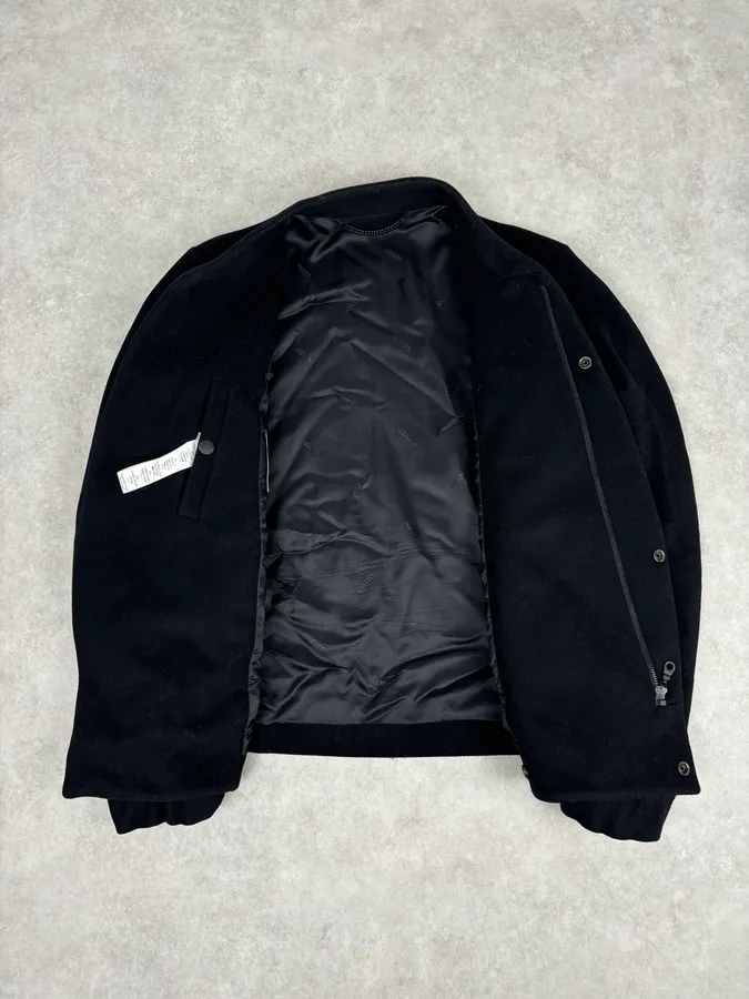 Kenzo Asymmetrical Wool Black Jacket - Image 8