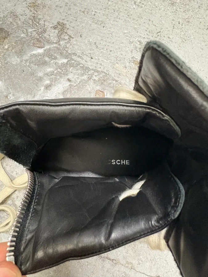 Kris Van Assche Black Leather Laced Sneakers - Image 10