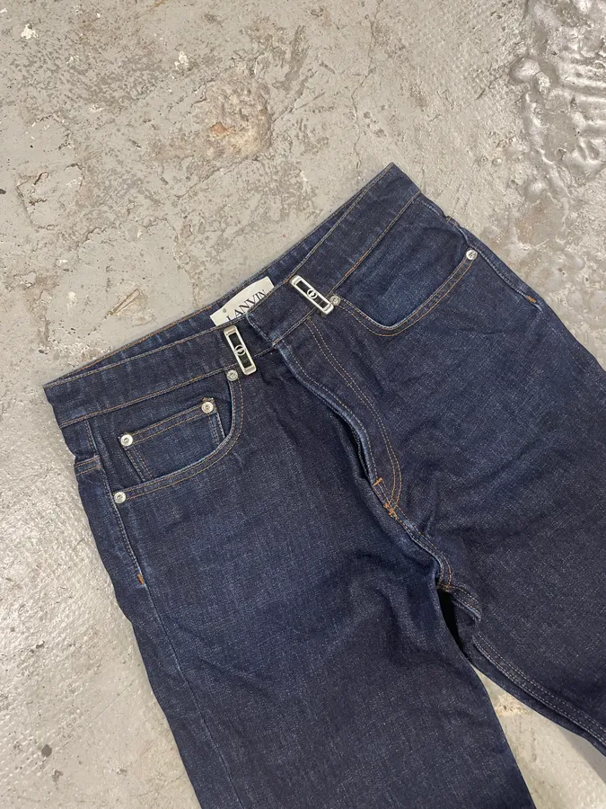 Lanvin Brut Denim Straight Jeans - Image 5