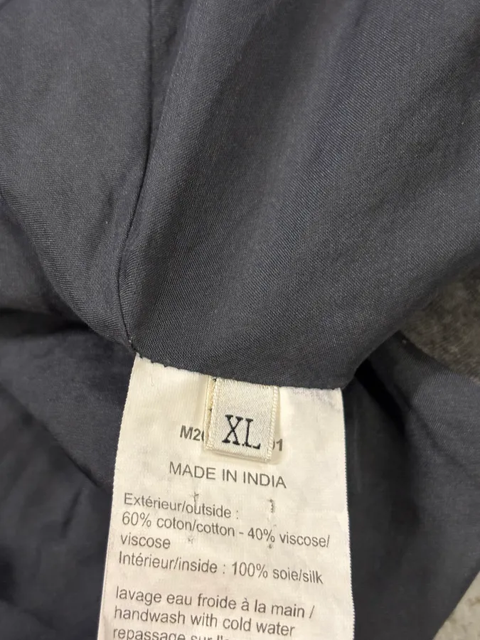 Lanvin Grey Minimalist Zip-Up Hoodie - Image 10