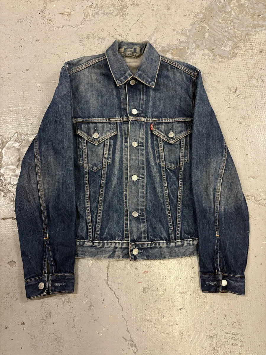Levi’s Blue Brut Buttoned Denim Trucker Jacket