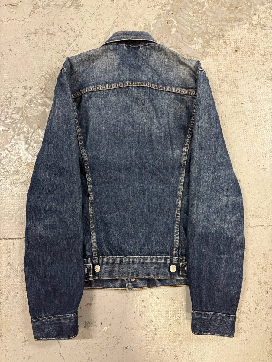 Levi’s Blue Brut Buttoned Denim Trucker Jacket - Image 5