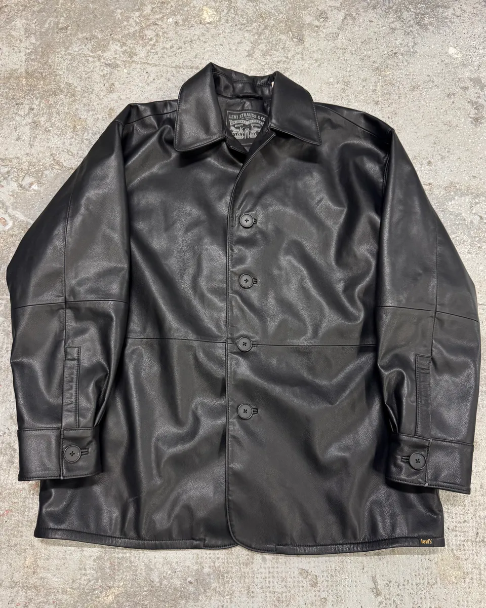 Levi’s Black Bovine Leather Shirt