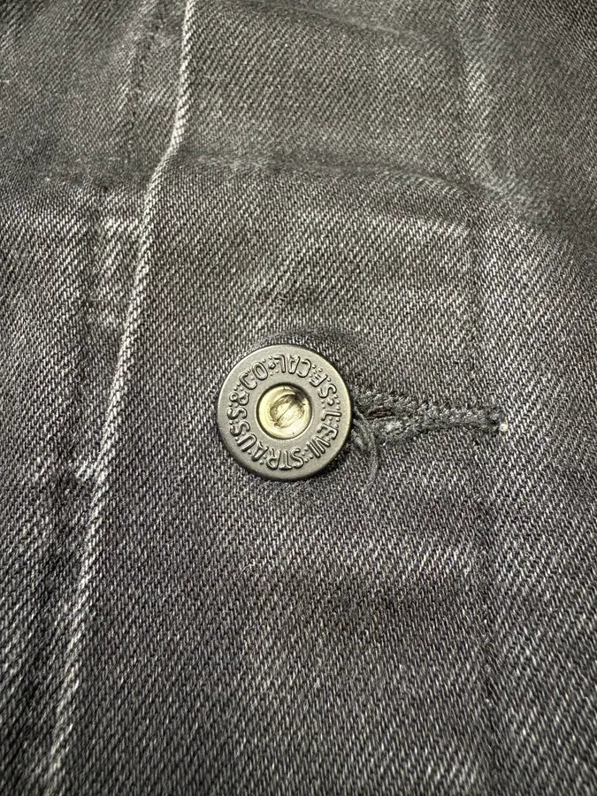 Levi’s Dark Grey Brut Buttoned Denim Jacket - Image 9