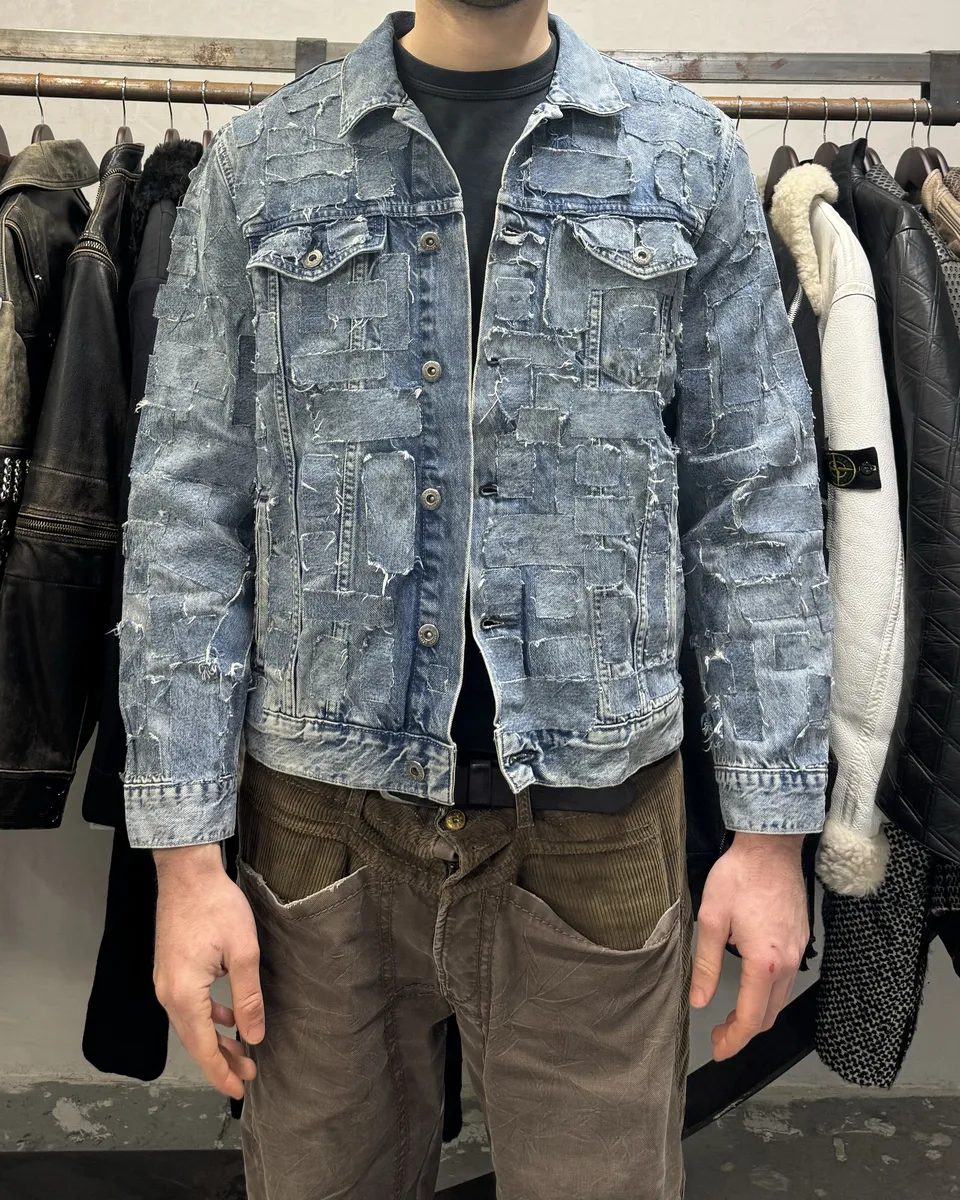 Levi's Made & Crafted Unique Denim Patchwork Jacket - Image 3