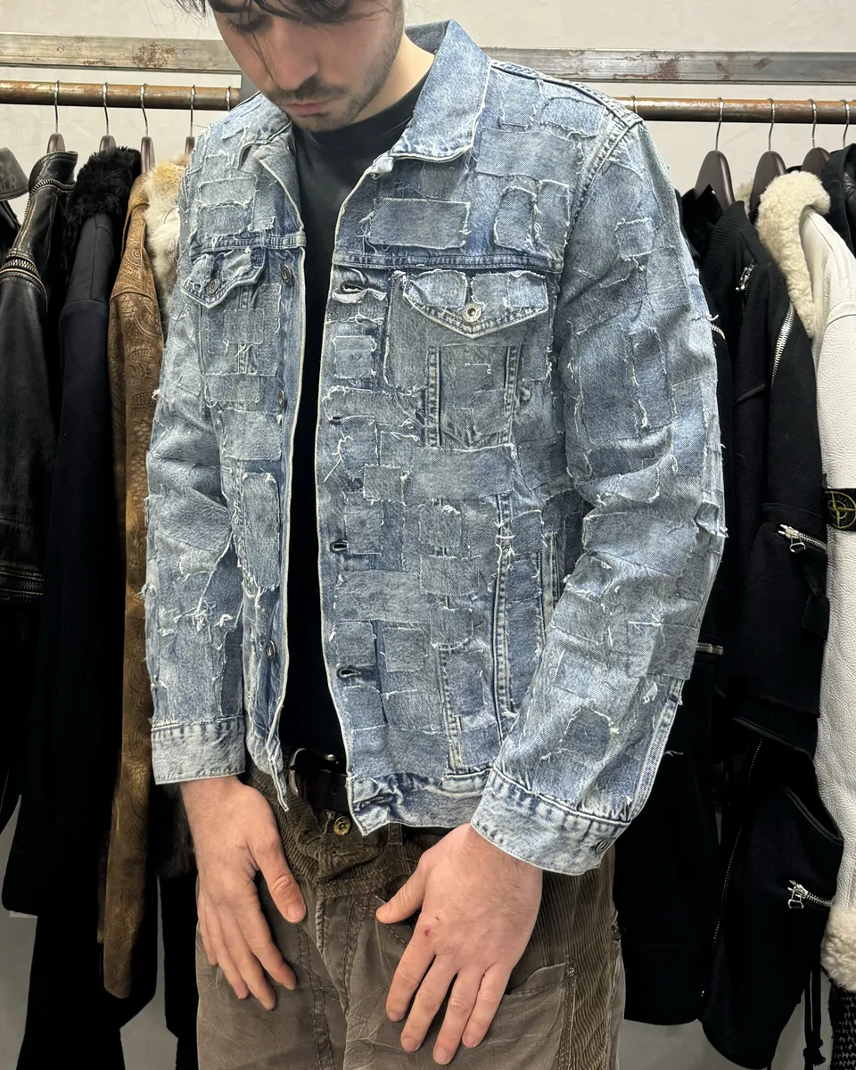 Levi's Made & Crafted Unique Denim Patchwork Jacket - Image 5