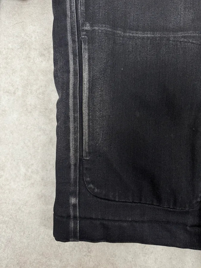 Louis Vuitton Black Biker Obscure Denim Jacket - Image 8