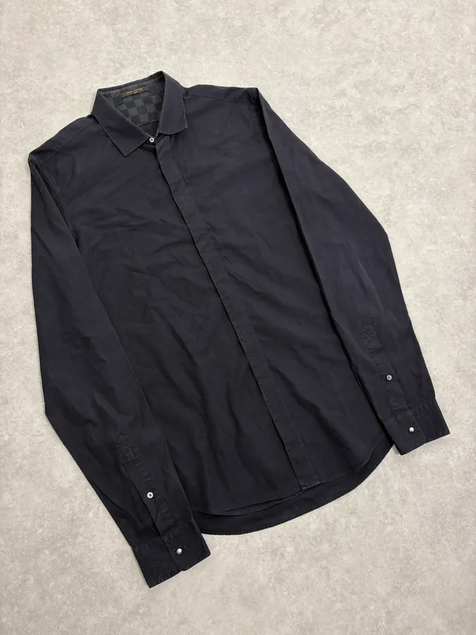 Louis Vuitton Black Monogrammed Shirt - Image 4